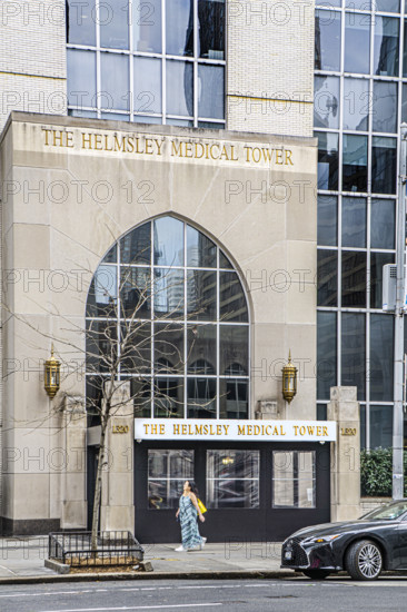 The Helmsley Medical Tower, building exterior and entrance, 1320 York Avenue, New York City, New York, USA