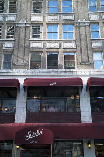 Sardi's restaurant, building exterior, 234 West 44th Street, Theater District, New York City, New York, USA