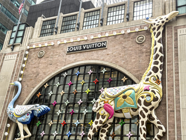 Louis Vuitton store, building exterior, New York City, New York, USA