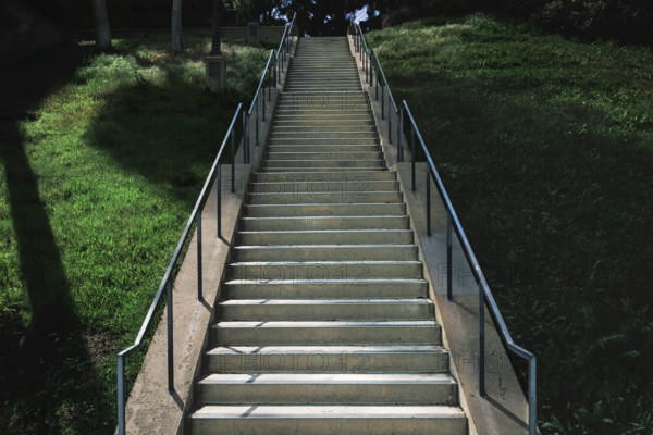 Low angle view of outdoor staircase