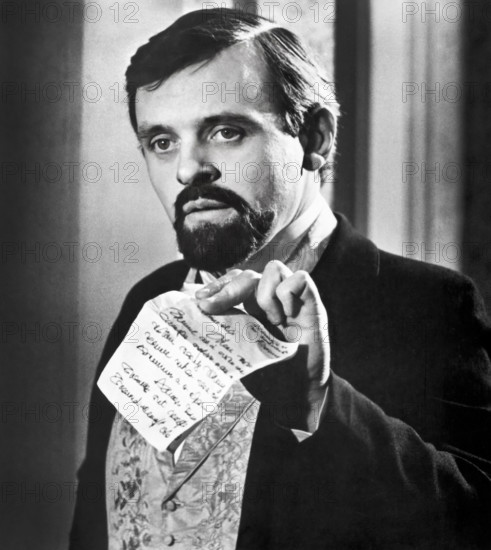 Anthony Hopkins, on-set of the film, "A Doll's House", directed by Patrick Garland, Anglo-EMI Film Distributors, Paramount Pictures, 1973