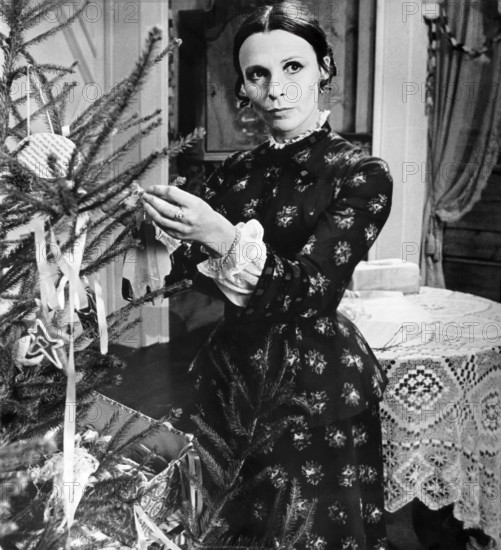 Clair Bloom, on-set of the film, "A Doll's House", directed by Patrick Garland, Anglo-EMI Film Distributors, Paramount Pictures, 1973