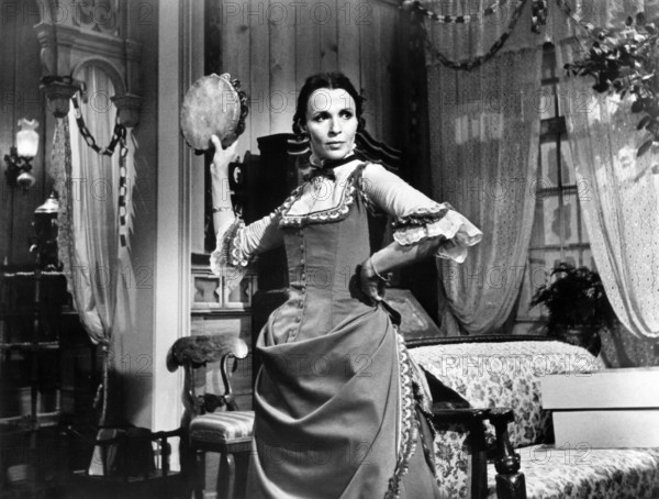 Clair Bloom, on-set of the film, "A Doll's House", directed by Patrick Garland, Anglo-EMI Film Distributors, Paramount Pictures, 1973