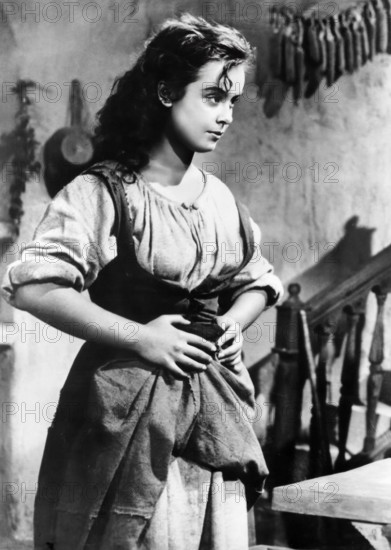 Lyudmila Kasyanova on-set of the Soviet film, "Don Quixote", LenFilm, 1957