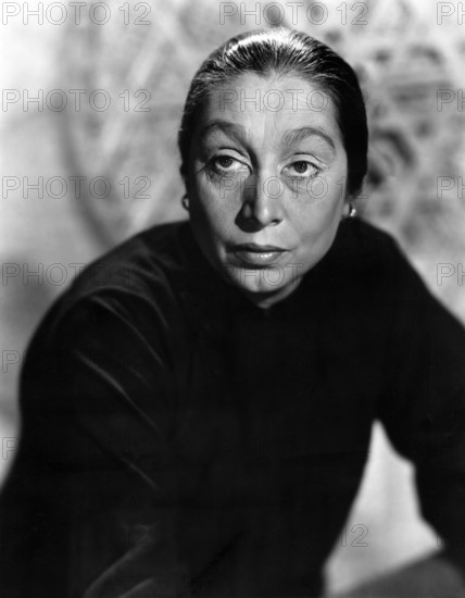 Aline MacMahon, publicity portrait for the film, "Dragon Seed,", MGM, 1944