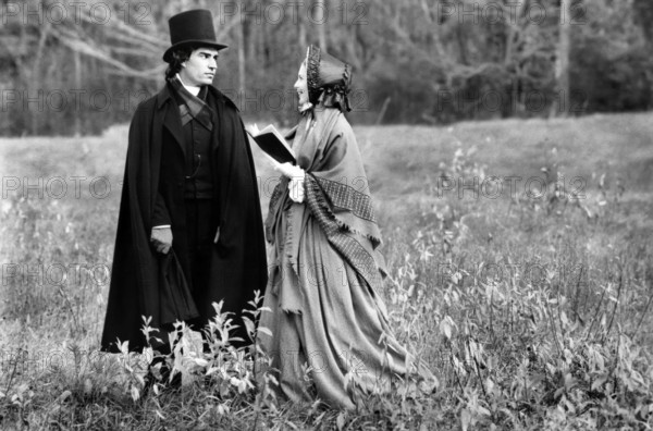 Norman Snow, Nancy New, on-set of the film, "The Europeans", Enterprise Pictures (UK), Levitt-Pickman (US), 1979