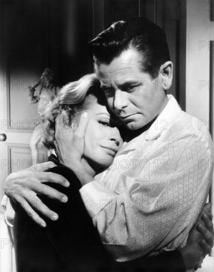 Ingrid Thulin, Glenn Ford, on-set of the film, "The Four Horsemen Of The Apocalypse", MGM, 1962