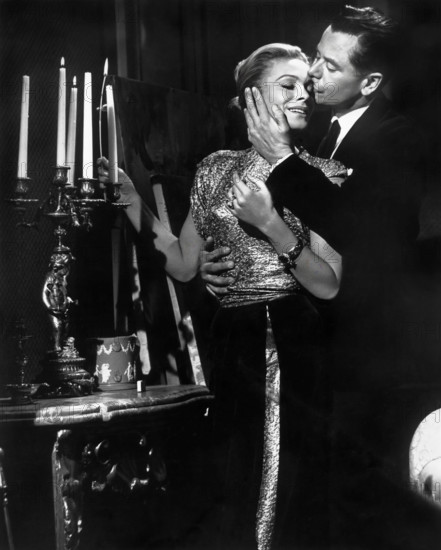 Ingrid Thulin, Glenn Ford, on-set of the film, "The Four Horsemen Of The Apocalypse", MGM, 1962