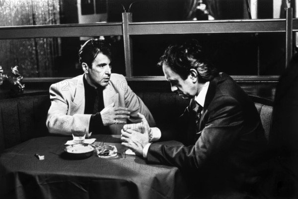 Al Pacino, Jonathan Price, on-set of the film, "Glengarry Glen Ross", New Line Cinema, 1992