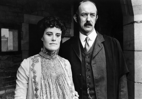 Roy Marsden, on-set of the television mini-series, "Goodbye, Mr. Chips", BBC, 1984