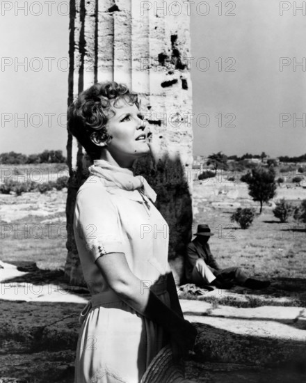Petula Clark, on-set of the film, "Goodbye, Mr. Chips", MGM, 1969