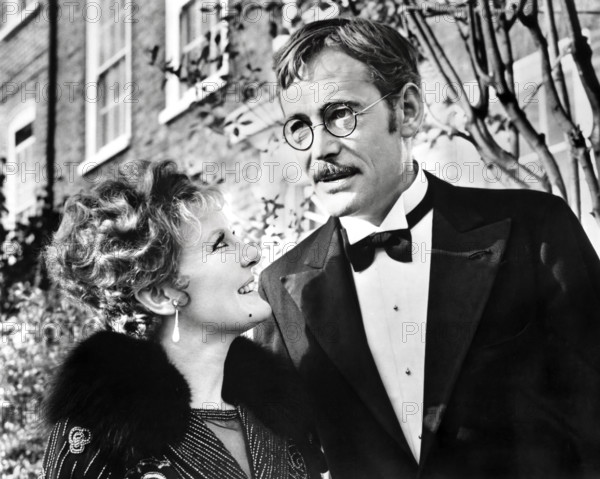 Petula Clark, Peter O'Toole, on-set of the film, "Goodbye, Mr. Chips", MGM, 1969