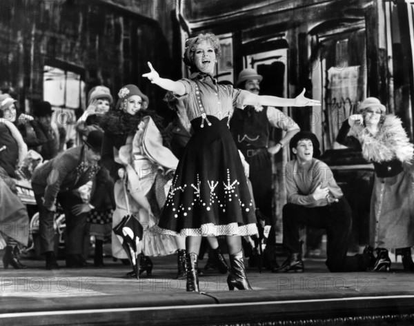 Petula Clark, on-set of the film, "Goodbye, Mr. Chips", MGM, 1969