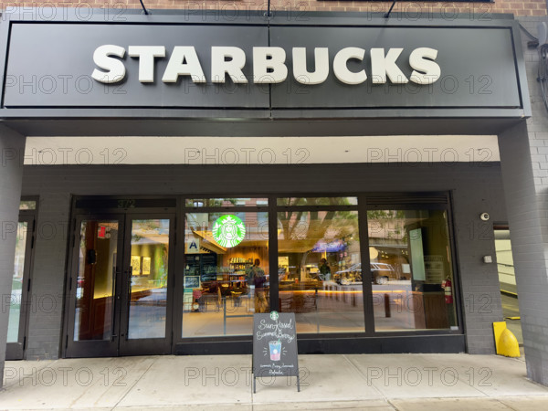 Starbucks, Greenwich Street, Tribeca, Manhattan, New York City