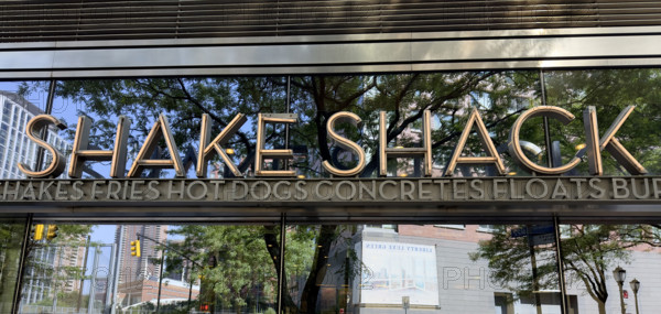 Shake Shack, building exterior detail, New York City