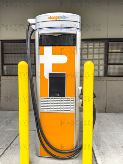 ChargePoint electric vehicle charging station, New York City