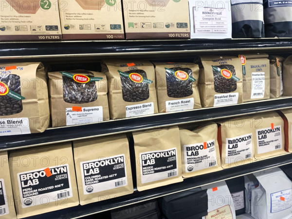 Coffee Section at Grocery