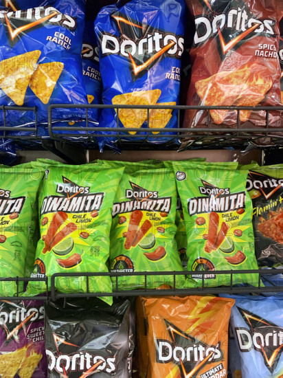 Snack Display at Grocery Store