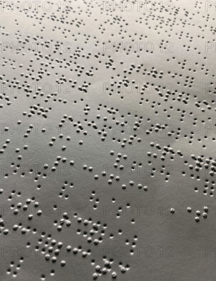 Sheet of Unified English Braille