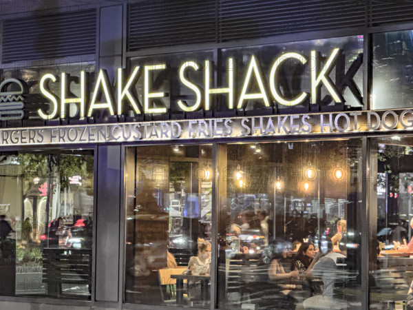 Shake Shack fast food restaurant, Boston