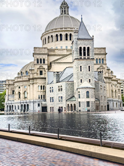 First Church of Christ, Scientist and reflecting pool, Christian Science Plaza, Boston