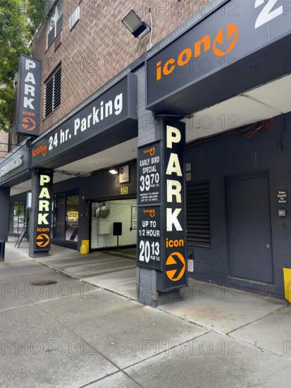 Icon 24-Hour Parking Garage, Greenwich Street, New York City