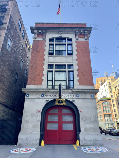 Beaux-Arts style firehouse from 1903, made famous as the headquarters of the 1984 film, "Ghostbusters", New York City
