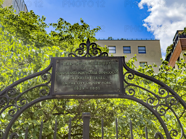 The Third Cemetery of the Spanish and Portuguese Synagogue Shearith Israel in the City of New York 1829-1851, New York City