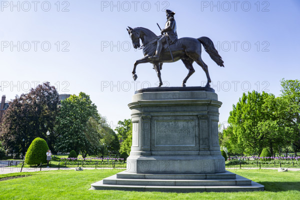Equestrian statue of George Washington, Boston Public Garden, Boston