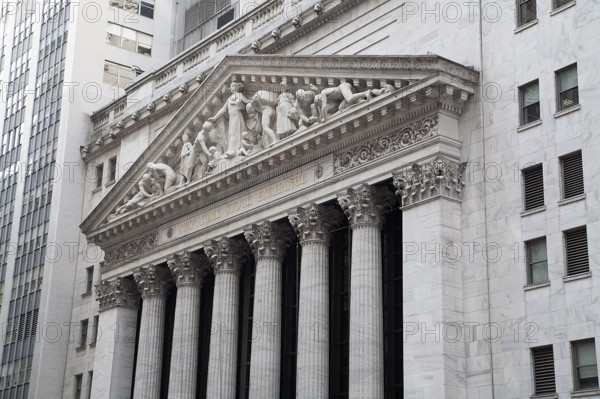 New York Stock Exchange, building exterior, Financial District, Manhattan, New York City, New York, USA