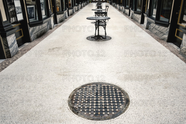 Main interior corridor, Market Arcade Building, Buffalo, New York, USA