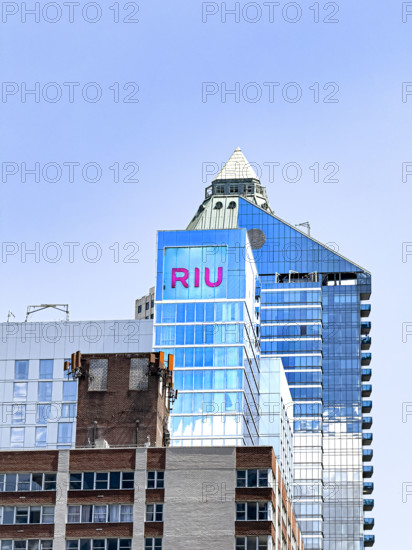 Cityscape featuring Hotel RIU Plaza Times Square, Manhattan, New York City, New York, USA