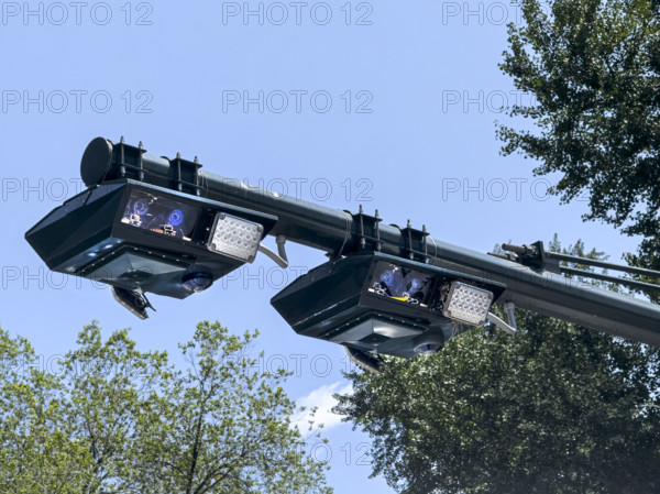 Congestion pricing scanners, Manhattan, New York City, New York, USA