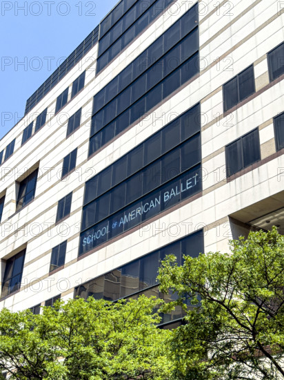 School of American Ballet, Samuel B. & David Rose Building, building exterior, 165 West 65th Street, 70 Lincoln Center Plaza, Manhattan, New York City, New York, USA
