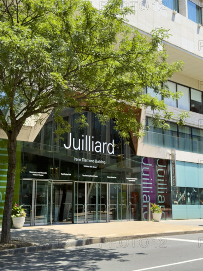 The Julliard School, Irene Diamond Building, building exterior, 155 West 65th Street, Manhattan, New York City, New York, USA