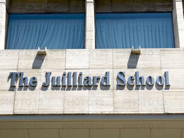 The Julliard School, Irene Diamond Building, building exterior detail, 155 West 65th Street, Manhattan, New York City, New York, USA