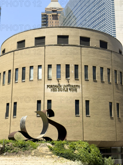 Fordham University Ned Doyle Wing, building exterior, Manhattan, New York City, New York, USA