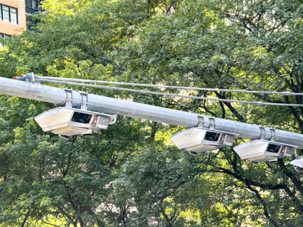 Congestion pricing scanners, Manhattan, New York City, New York, USA