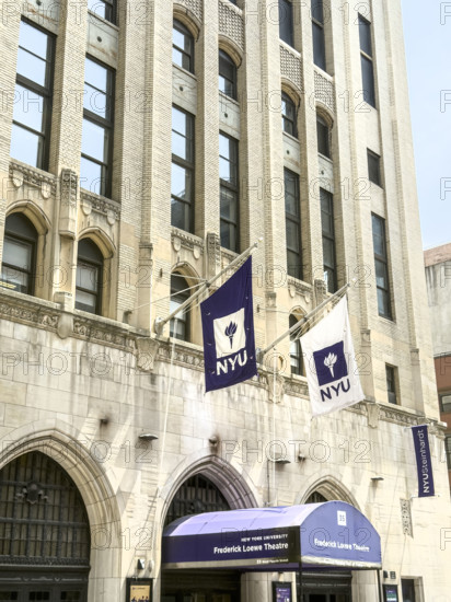 Frederick Loewe Theatre, New York University, 35 West 4th Street, Greenwich Village, Manhattan, New York City, New York, USA