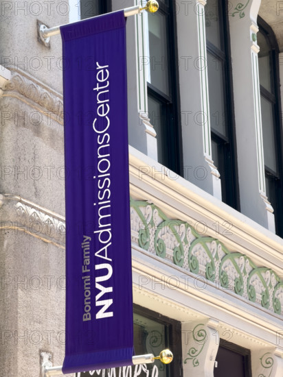 NYU Admissions Center, New York University, building exterior, Greenwich Village, Manhattan, New York City, New York, USA