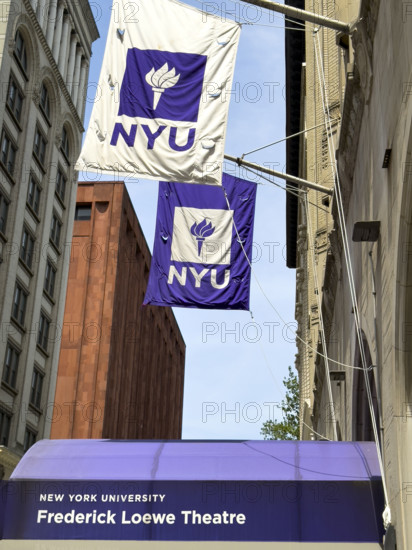 Frederick Loewe Theatre, New York University, building exterior, 35 West 4th Street, Greenwich Village, Manhattan, New York City, New York, USA