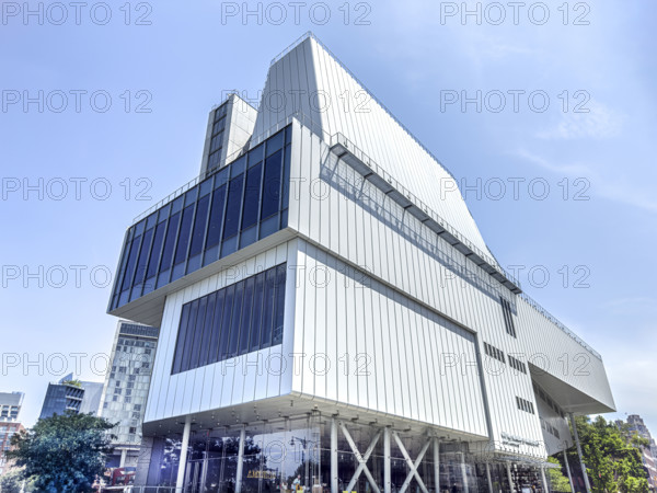 Whitney Museum of American Art, building exterior, 99 Gansevoort Street, Meatpacking District, Manhattan, New York City, New York, USA