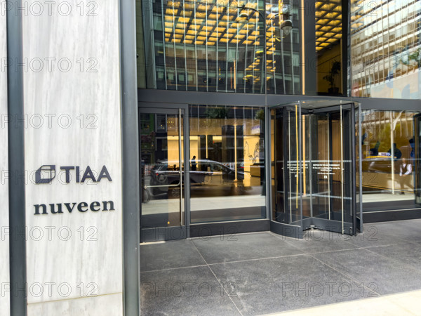 TIAA and Nuveen office building, building exterior, 730 Third Avenue, Manhattan, New York City, New York, USA