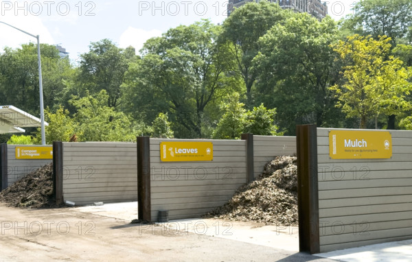 95th Street Compost Compound, Riverside Park Conservancy, Riverside Park, Manhattan, New York City, New York, USA