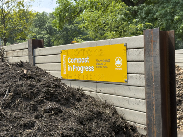 95th Street Compost Compound, Riverside Park Conservancy, Riverside Park, Manhattan, New York City, New York, USA