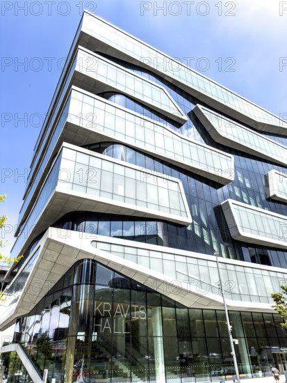 Henry R. Kravis Hall, building exterior, Columbia University Business School, Columbia University, Manhattanville Campus, 665 West 130th Street, West Harlem, Manhattan, New York City, New York, USA