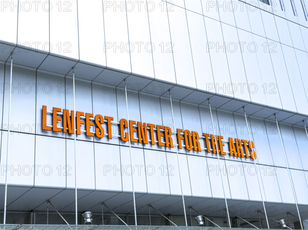 Lenfest Center For the Arts, building exterior detail, Columbia University, Manhattanville campus, 615 West 129th Street, West Harlem, Manhattan, New York City, New York, USA