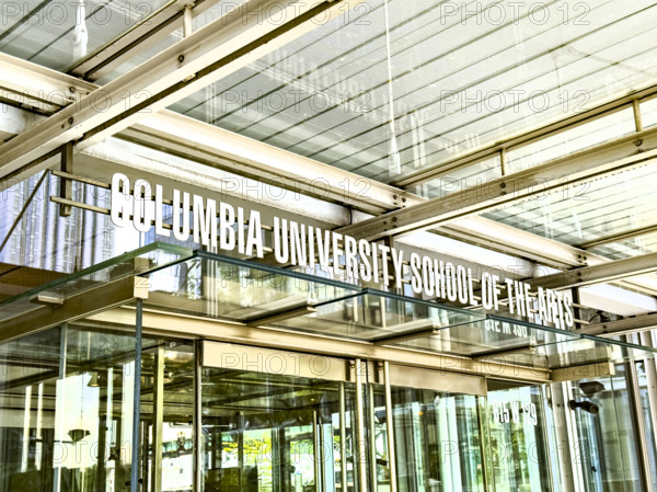 Lenfest Center For the Arts, building exterior detail, Columbia University, Manhattanville campus, 615 West 129th Street, West Harlem, Manhattan, New York City, New York, USA