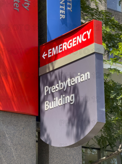 New York-Presbyterian Hospital/Columbia University Irving Medical Center, Emergency entrance, Presbyterian building, Washington Heights, Manhattan, New York City, New York, USA