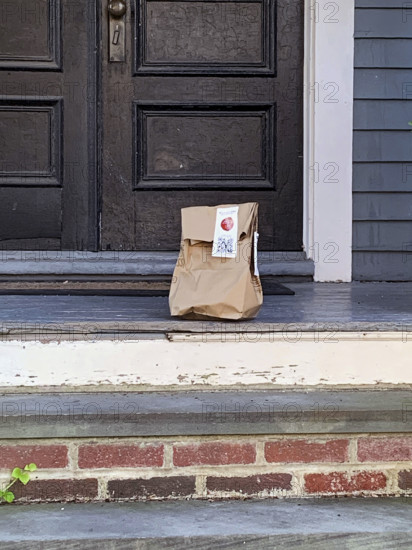 Delivery Left on Door Step